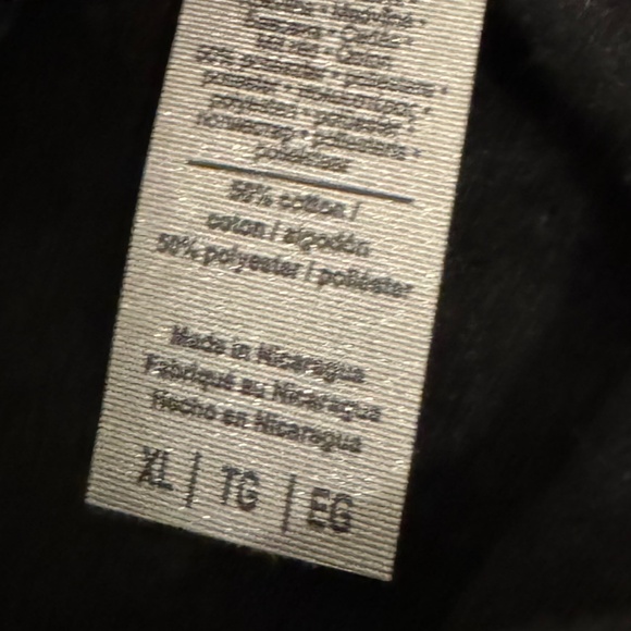 Rue21 Hoodie Black Red Cotton Fleece Unisex Men's Size Sweatshirt Vintage Design - Picture 5 of 5